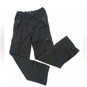 Roots Unisex Black Cargo Pants  Size 12